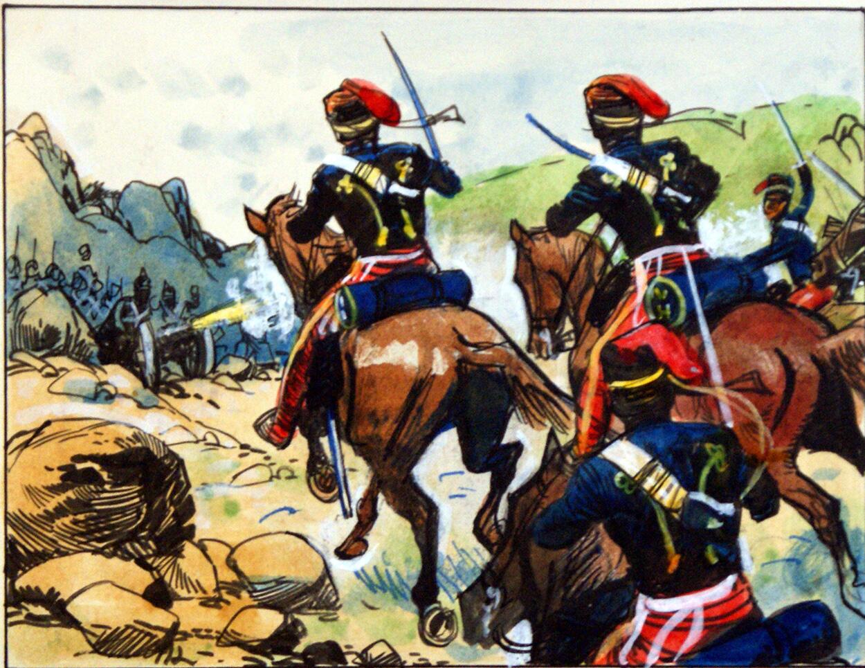 Black Beauty - Charge Towards The Cannon art by Eric Parker