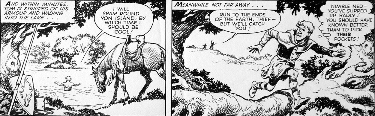 Firebrand from Knockout - Quick Dip (TWO Panels) art by Patrick Nicolle