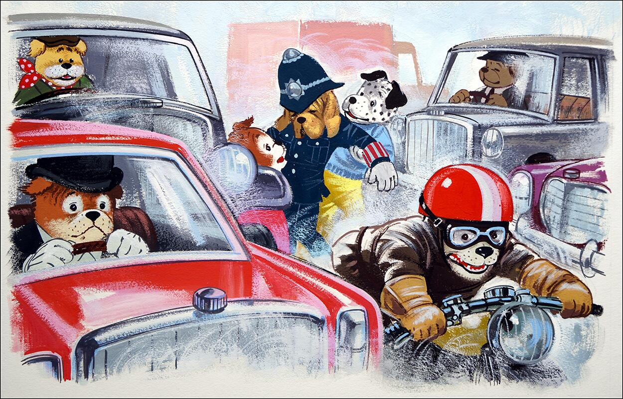 Traffic Jam art by William Francis Phillipps