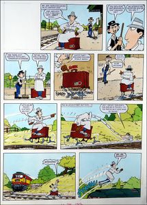 Inspector Gadget: On the Rails art by Arthur Ranson