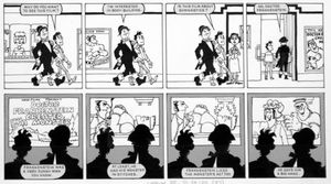 Jimmy Cricket: At the Flicks art by Arthur Ranson