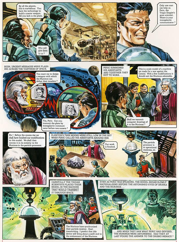 The Trigan Empire: Look and Learn issue 837 (28 Jan 1978) b art by Gerry Wood