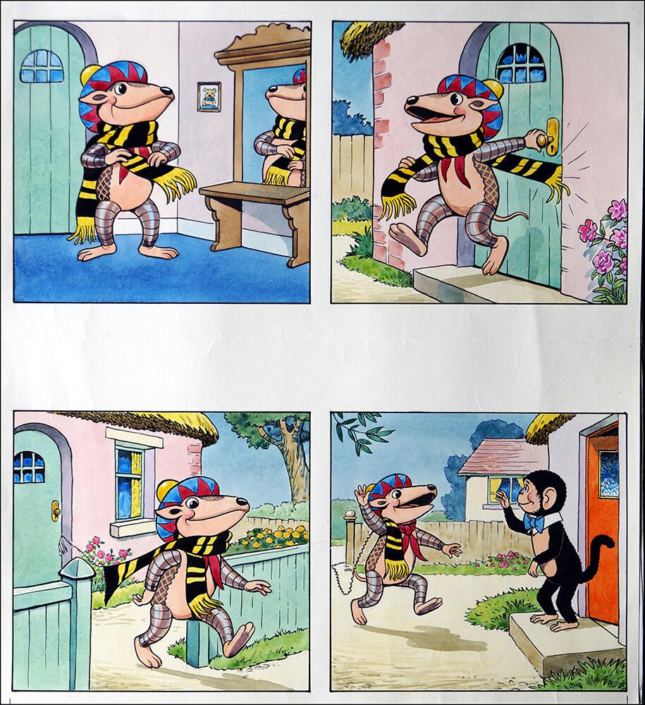 Alfie & Mango - The Plot Unravels art by Peter Woolcock