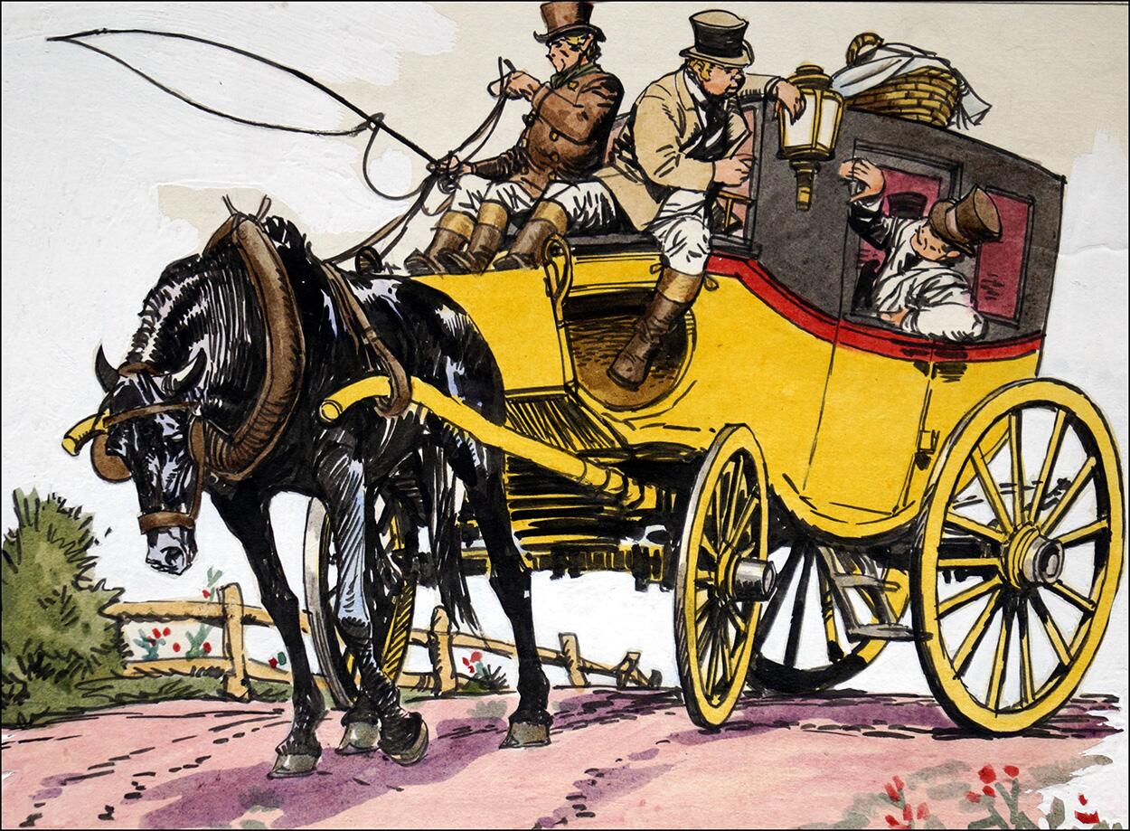 Black Beauty - Big Yellow Taxi art by Carlos Roume
