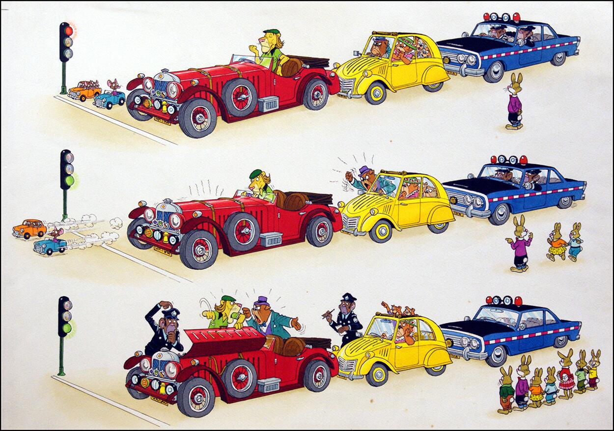 Fender Benders art by Peter Woolcock