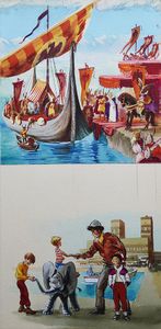 Wee Willie Winkie in Iceland art by John Worsley