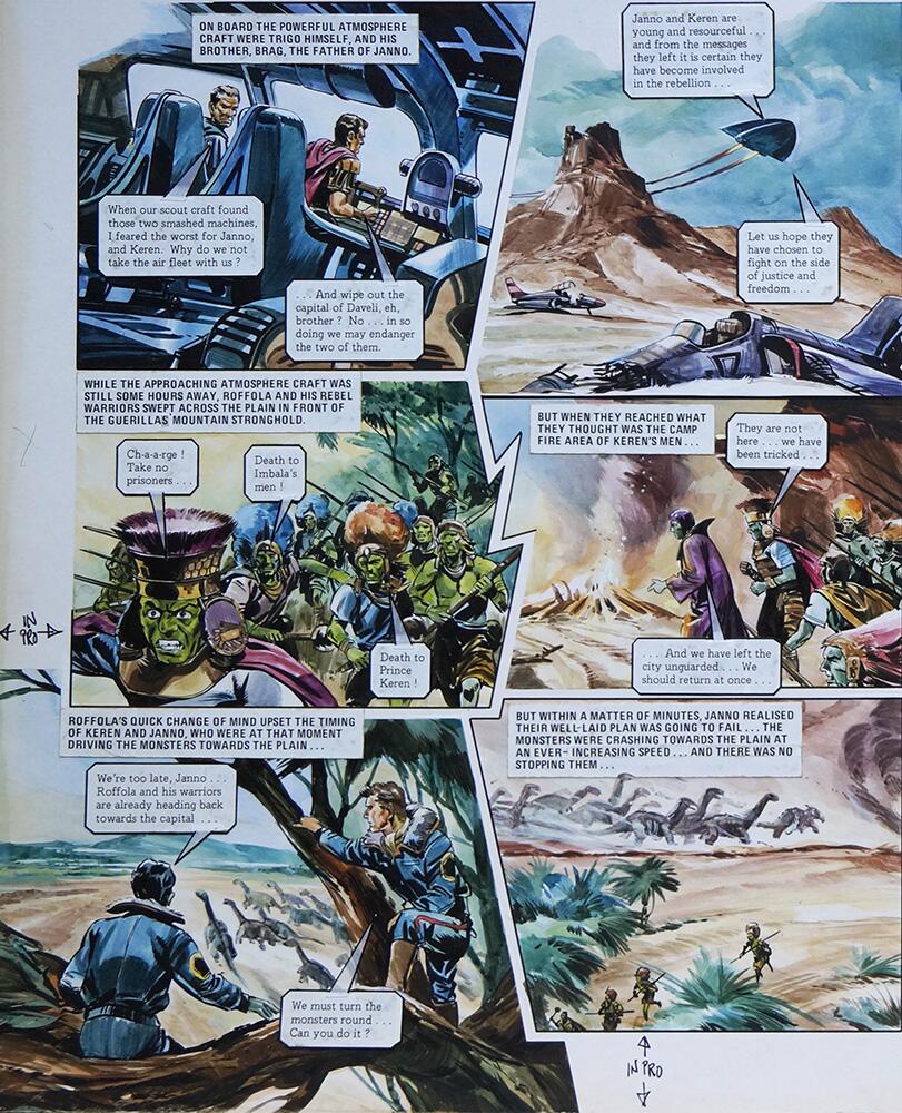 Left Hand Page art by Gerry Wood