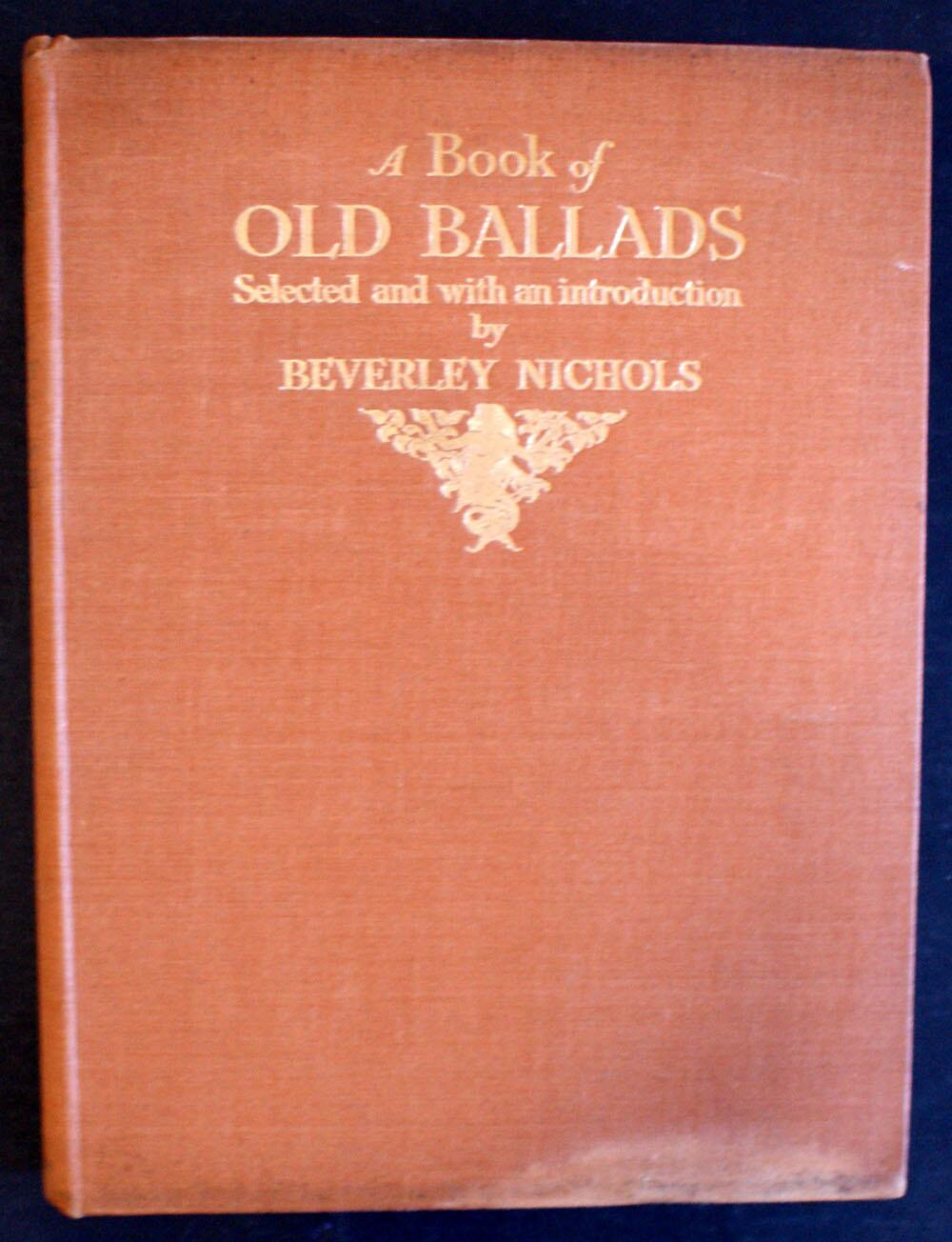 A Book of Old Ballads by Beverley Nichols