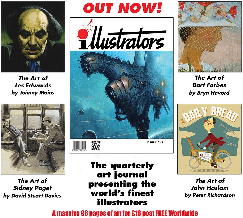 features include …, illustrators issue 8