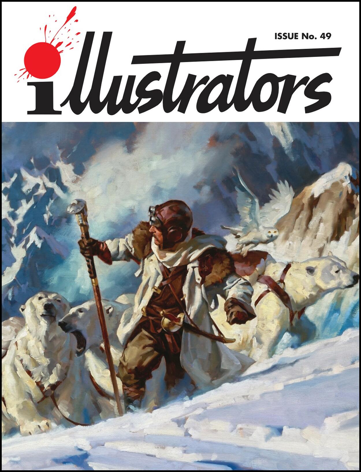 Front cover (Gregory Manchess), illustrators issue 49 ONLINE EDITION