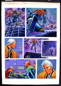 Dredd Megazine: Volume 2: Issue 43: Page 2 art by Manuel Benet