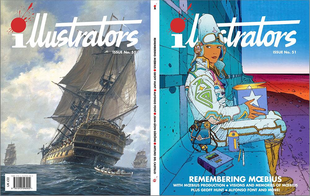 covers, illustrators issue 51
