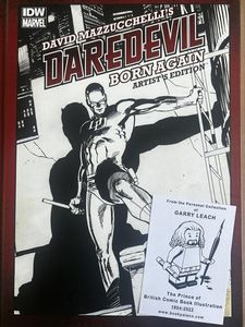 David Mazzucchelli's Daredevil Born Again (Artist's Edition) by Frank Miller, David Mazzucchelli