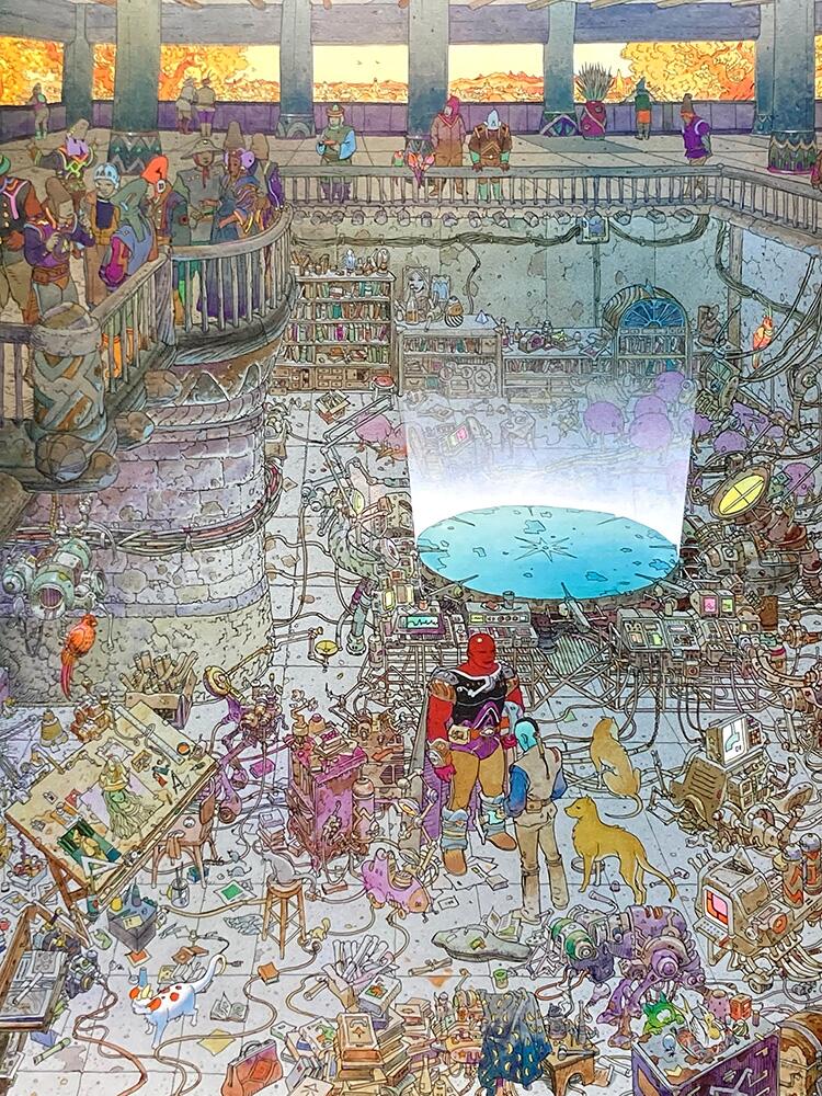 The Street 2 art by Moebius (Jean Giraud) and Geof Darrow