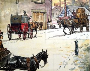 Black Beauty - Out In The Street art by Carlos Roume