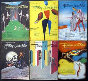 Fantasy & Science Fiction: 1951 - Volume 2, #1 - #6 (6 issues)