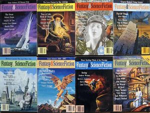 Fantasy & Science Fiction: 1992 - Volume 82, #2 - 6 & Volume 83, #1 - 6 (10 issues)