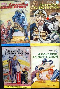 Astounding SF (UK) 1959 - Set 1 (4 issues)