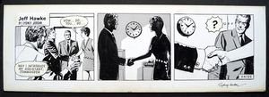 Jeff Hawke daily strip #H425 art by Sydney Jordan
