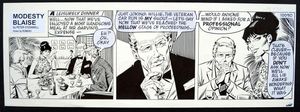Modesty Blaise Daily Strip #10090 art by Enric Badia Romero