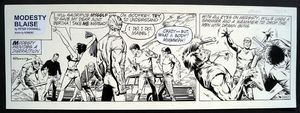 Modesty Blaise Daily Strip #9357 art by Enric Badia Romero