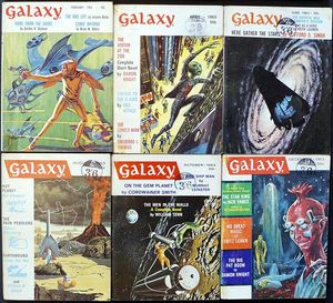 Galaxy Science Fiction: 1963 (COMPLETE) by Jerome Bixby, Gordon R. Dickson, Brian W. Aldiss, Keith Laumer, Hal Clement, Robert Silverberg, Lester Del