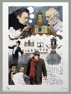 Intervista (Fellini) art by Milo Manara