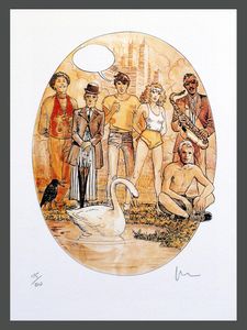 Pier Paolo Pasolini art by Milo Manara