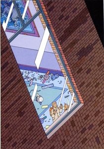 The Window art by Moebius (Jean Giraud)