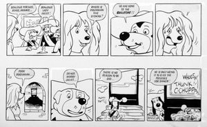 Dogtanian from 'Look In' 1 art by Nick Potter
