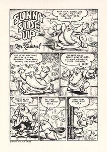 Mr Natural Sunny Side Up art by Robert Crumb