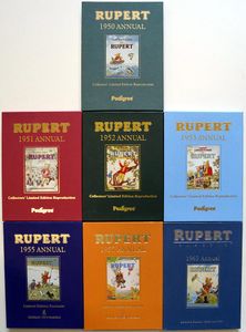 Rupert Annuals (7 Books) by Alfred Bestall