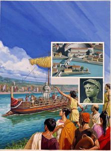 The Road to Riches: Ancient Rome art by Severino Baraldi