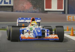 Wrong Footed - Christian Fittipaldi art by John Batchelor