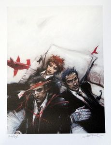 Kosevo (Sarajevo) art by Enki Bilal
