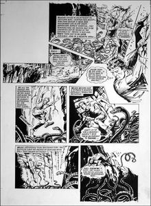 Fall Guy - Snakes (TWO pages) art by Jim Baikie