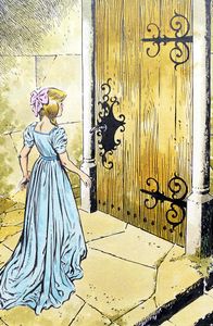 The Donkey Skin: Girl At The Door art by Jesus Blasco