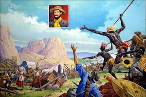 Andries Potgieter art by Severino Baraldi