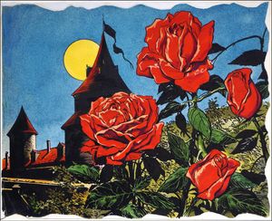 Sleeping Beauty: Red Roses art by Jesus Blasco