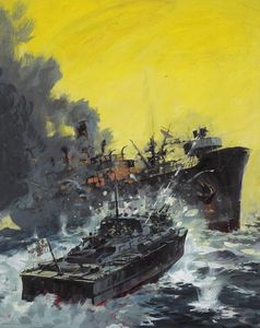 Battle Picture Library cover #1499  'Terror of the Deep' art by Graham Coton