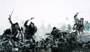 The Battle of Culloden art by Graham Coton