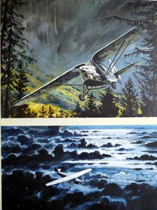 They Opened the Airways - Who Made Commercial Flights Possible art by Graham Coton