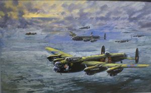 Avro Lancaster 'We Dood It Too' 1 art by Graham Coton