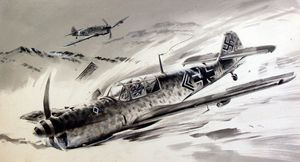 Forced Landing art by Graham Coton