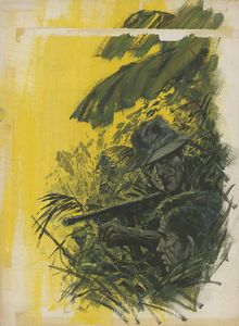 War Picture Library cover #1363  'Something to Die For' art by Graham Coton