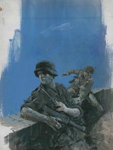 War Picture Library cover #880  'The Dark Terror' art by Graham Coton