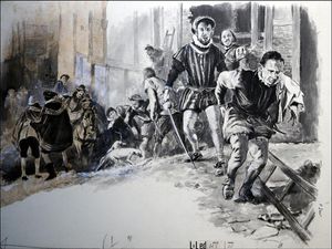 Shakespeare's Trickery art by Neville Dear
