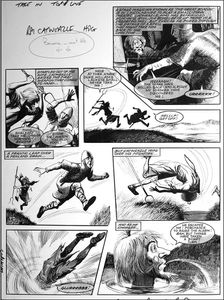 Catweazle - In The Drink (TWO pages) art by Gerry Embleton