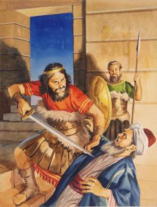 Benaiah art by Selby Donnison
