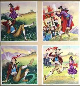 Michael and the Mighty Men - The Race art by Ron Embleton